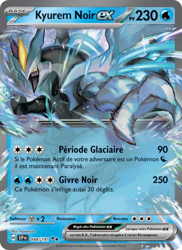 Kyurem Noir-ex – Étincelles Déferlantes 48