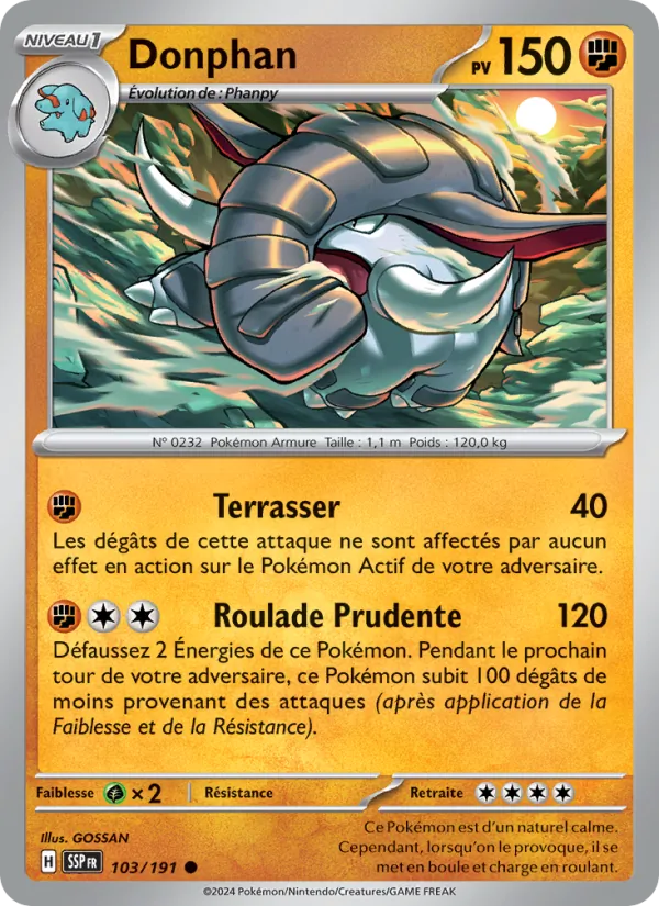 Donphan – Étincelles Déferlantes 103