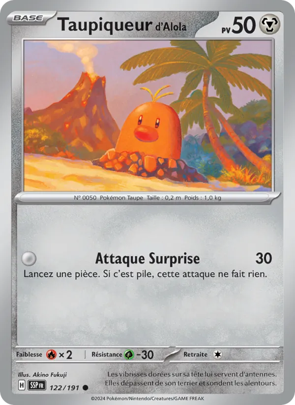 Taupiqueur d'Alola – Étincelles Déferlantes 122
