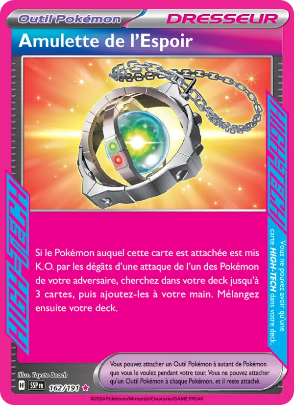 Amulette de l'Espoir – Étincelles Déferlantes 162