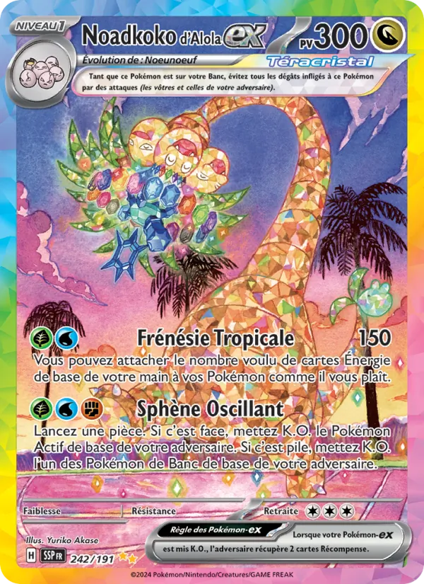 Noadkoko d'Alola-ex – Étincelles Déferlantes 242