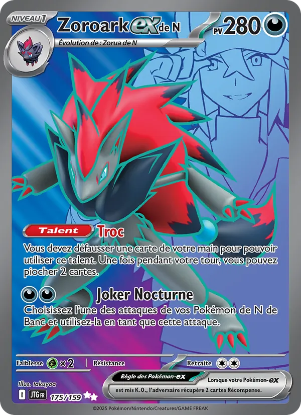 Zoroark-ex de N – Aventures Ensemble 175