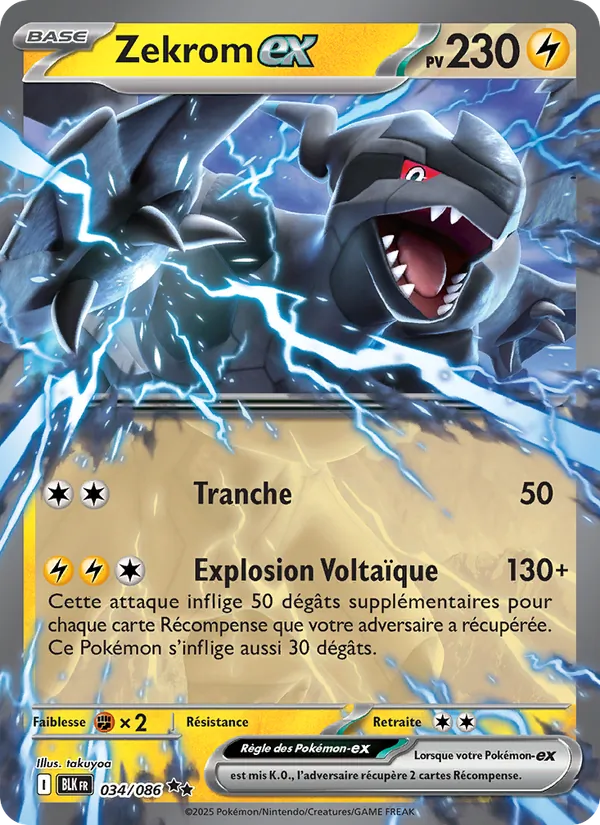 Zekrom-ex – Foudre Noire 34