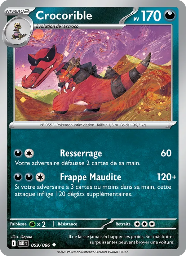 Crocorible – Foudre Noire 59