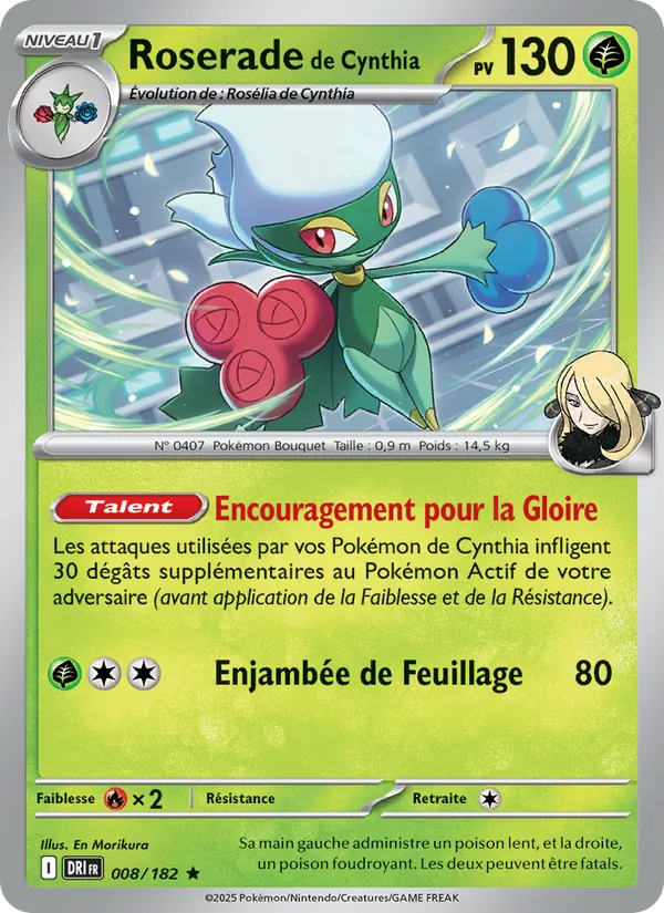 Roserade de Cynthia – Rivalités Destinées 8