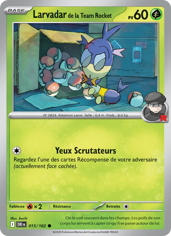 Larvadar de la Team Rocket – Rivalités Destinées 15