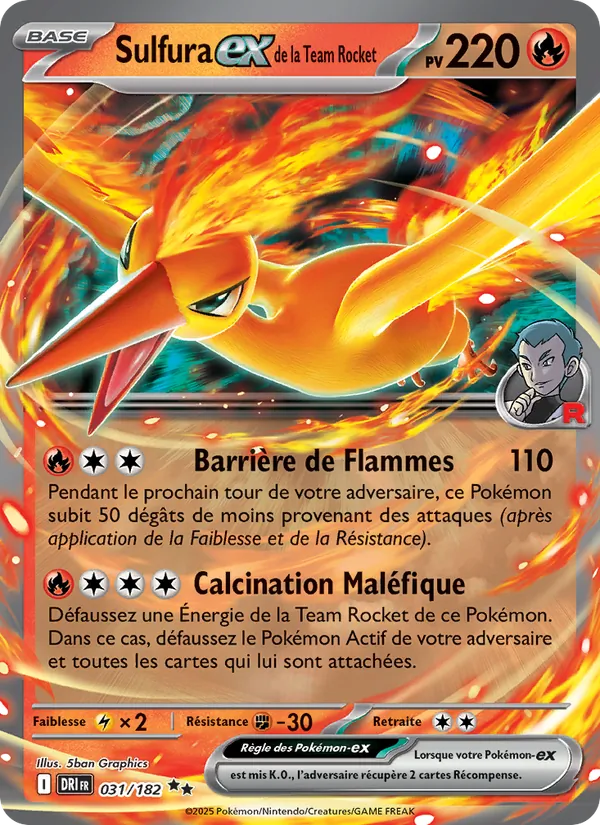 Sulfura-ex de la Team Rocket – Rivalités Destinées 31