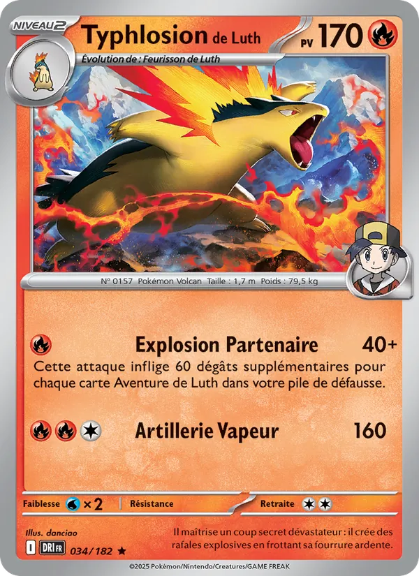 Typhlosion de Luth – Rivalités Destinées 34