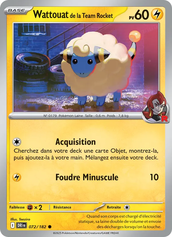 Wattouat de la Team Rocket – Rivalités Destinées 72
