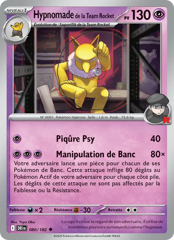 Hypnomade de la Team Rocket – Rivalités Destinées 80