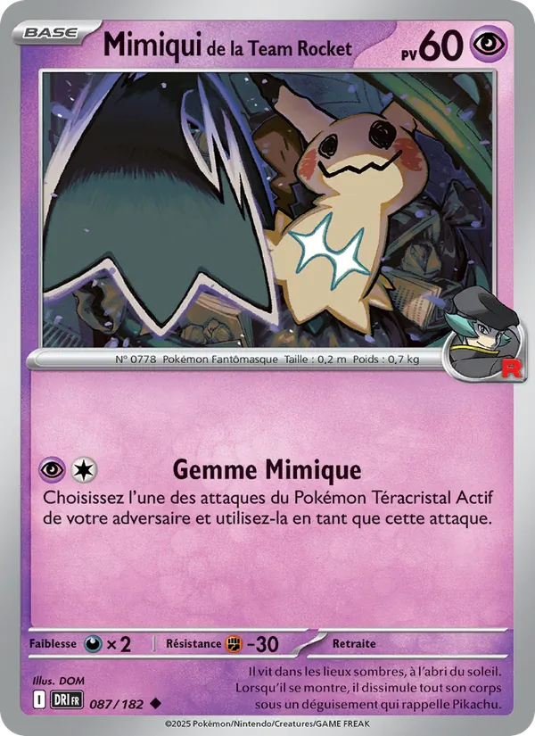 Mimiqui de la Team Rocket – Rivalités Destinées 87