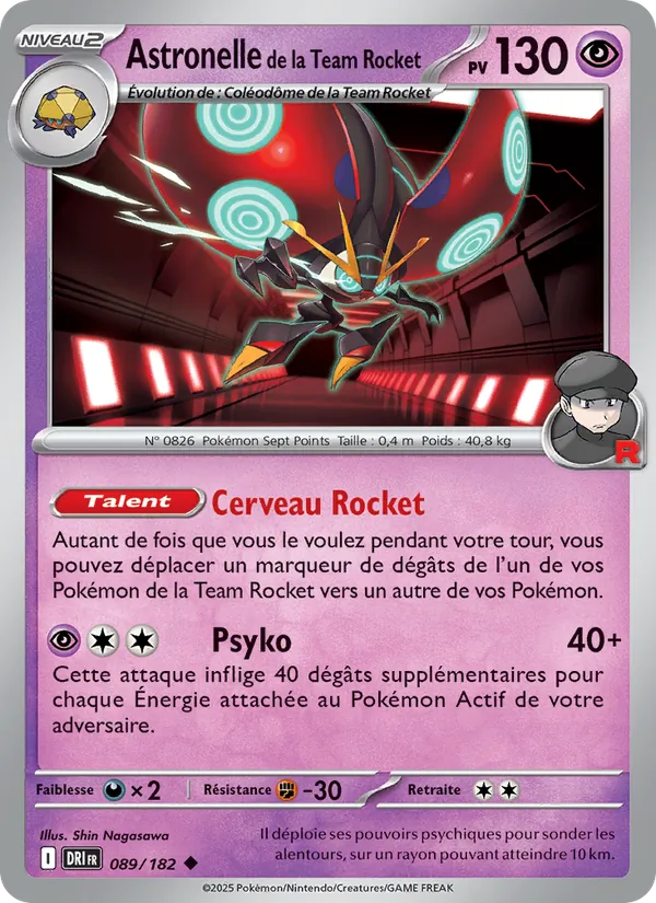 Astronelle de la Team Rocket – Rivalités Destinées 89