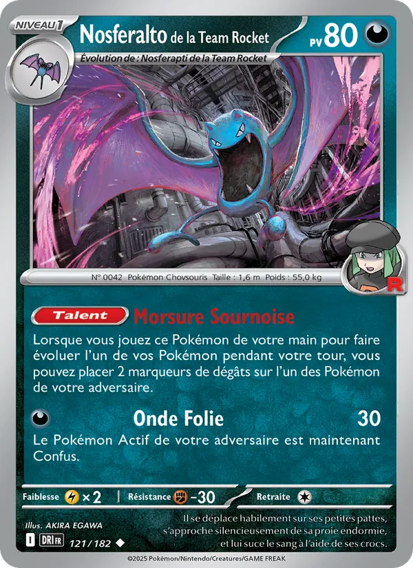 Nosferalto de la Team Rocket – Rivalités Destinées 121