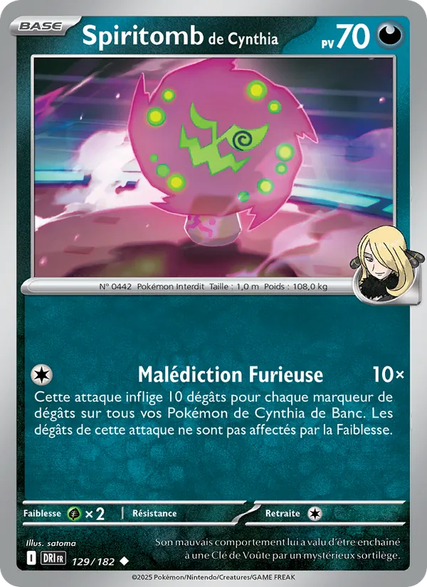 Spiritomb de Cynthia – Rivalités Destinées 129