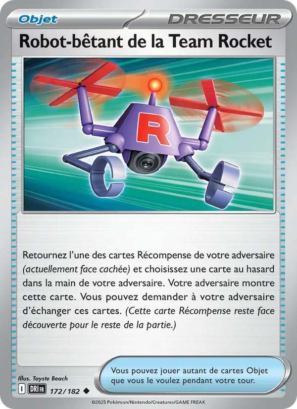 Robot-bêtant de la Team Rocket – Rivalités Destinées 172