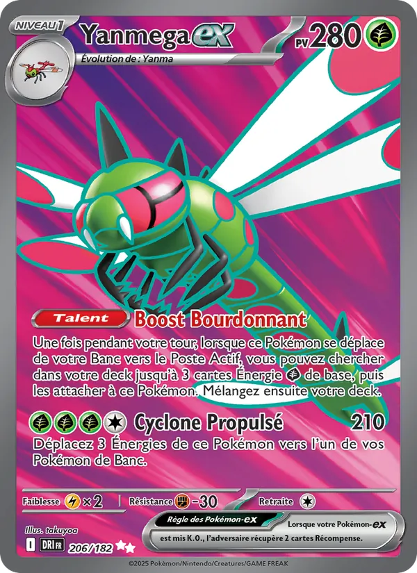 Yanmega-ex – Rivalités Destinées 206