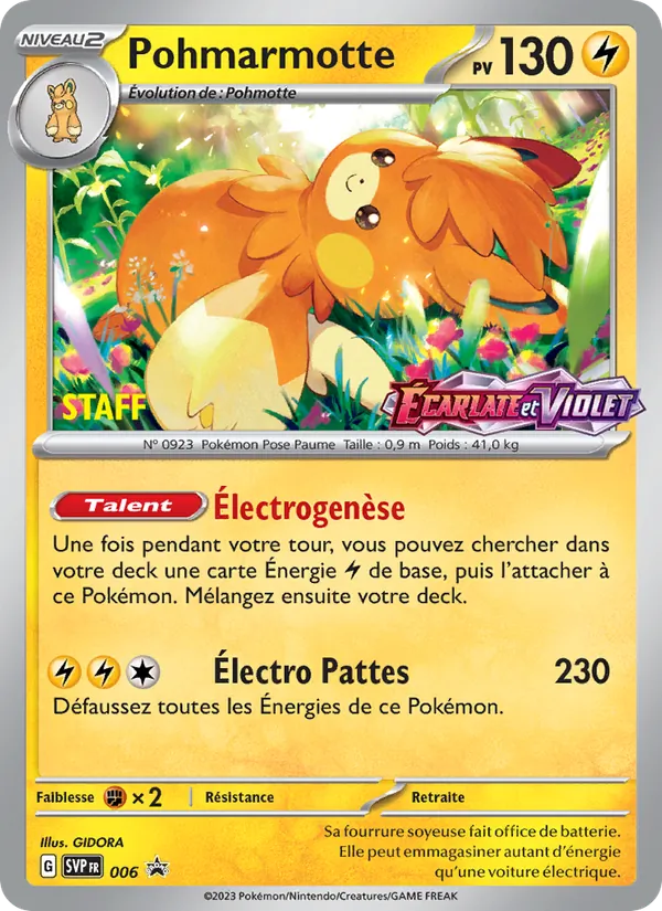 Pohmarmotte – SVP Black Star Promos 6
