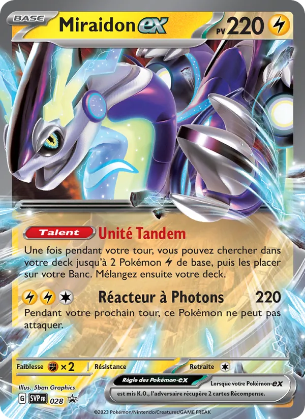 Miraidon-ex – SVP Black Star Promos 28