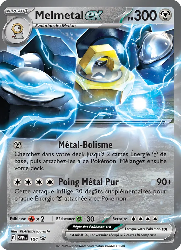Melmetal-ex – SVP Black Star Promos 104