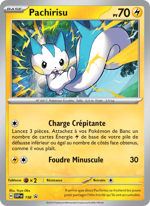Pachirisu – SVP Black Star Promos 158
