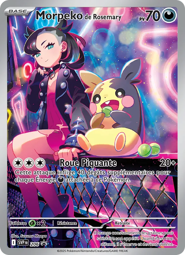 Morpeko de Rosemary – SVP Black Star Promos 206