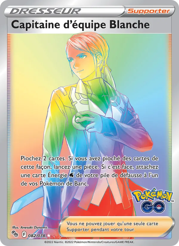Capitaine d'équipe Blanche – Pokémon GO 82