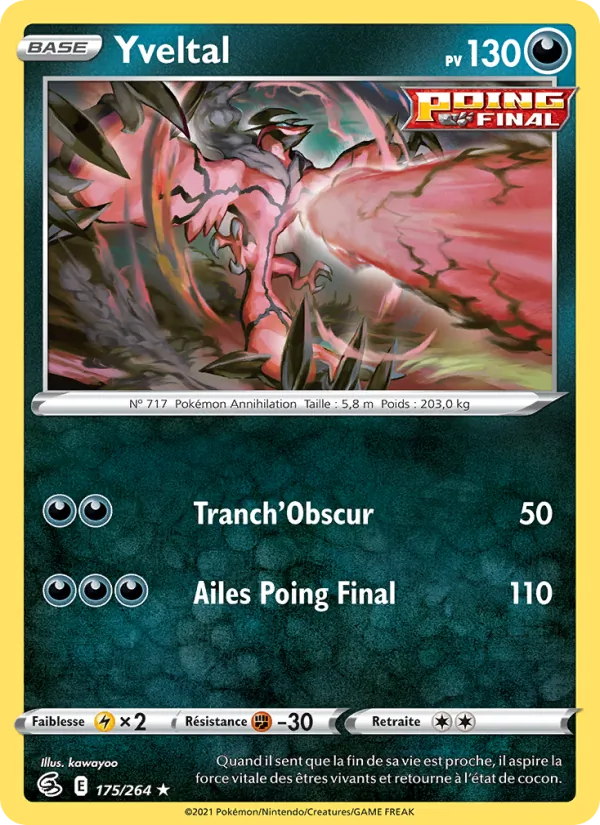 Yveltal – Poing de Fusion 175