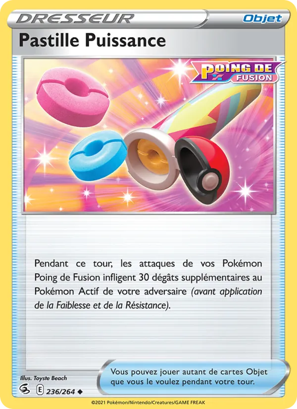 Pastille Puissance – Poing de Fusion 236