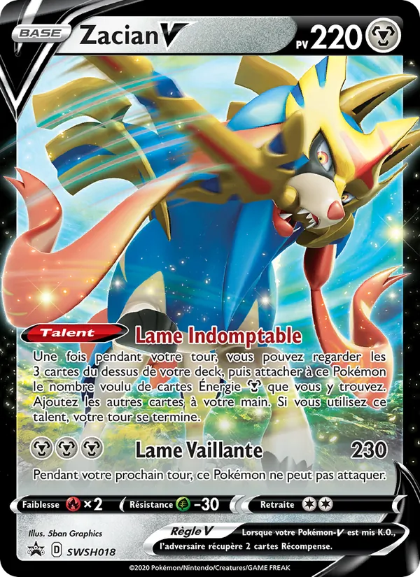 Zacian V – Promo SWSH SWSH018