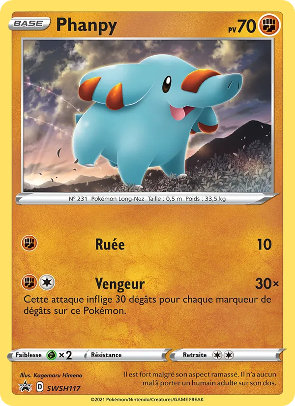 Phanpy – Promo SWSH SWSH117
