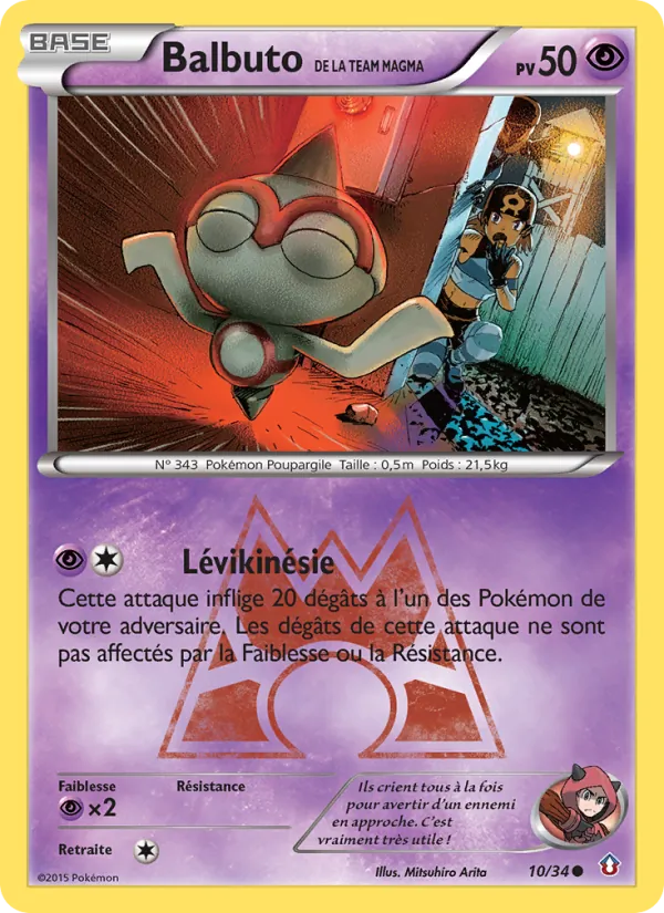 Balbuto de la Team Magma – Double Danger 10