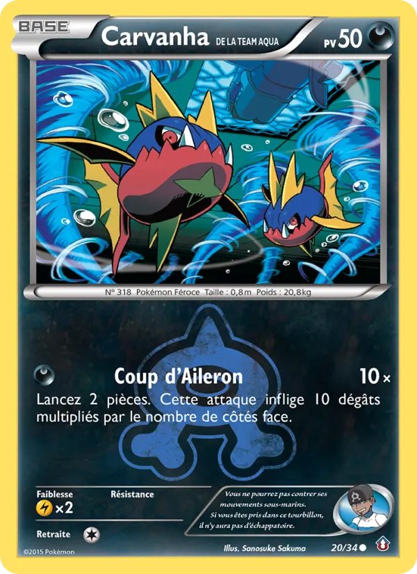 Carvanha de la Team Aqua – Double Danger 20