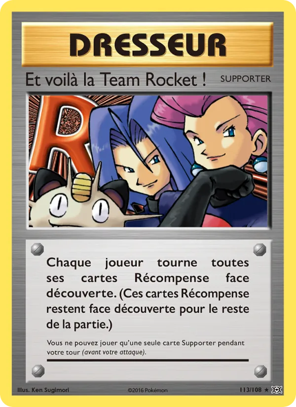 Et voilà la Team Rocket ! – Évolutions 113
