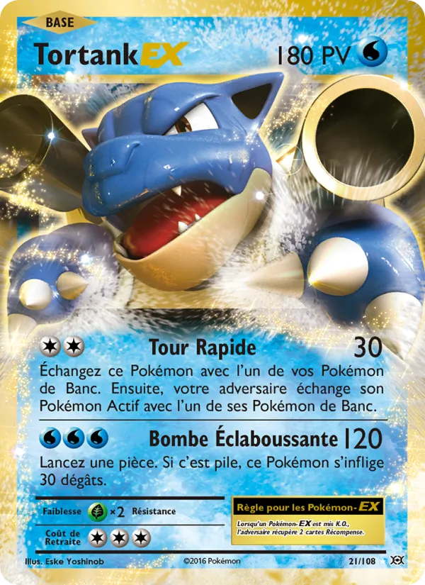 Tortank EX – Évolutions 21