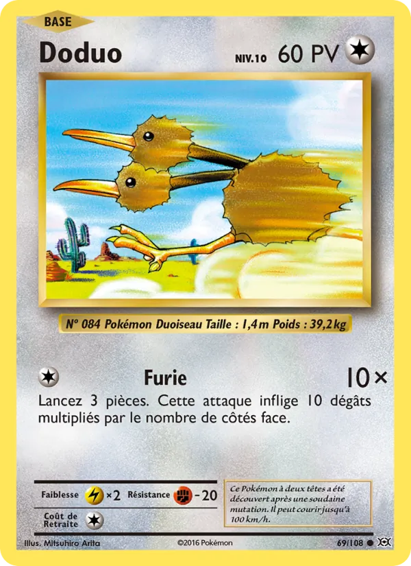 Doduo – Évolutions 69