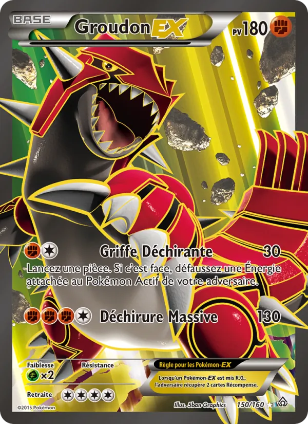 Groudon EX – Primo-Choc 150