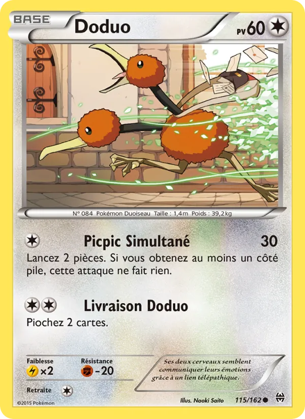 Doduo – Impulsion Turbo 115
