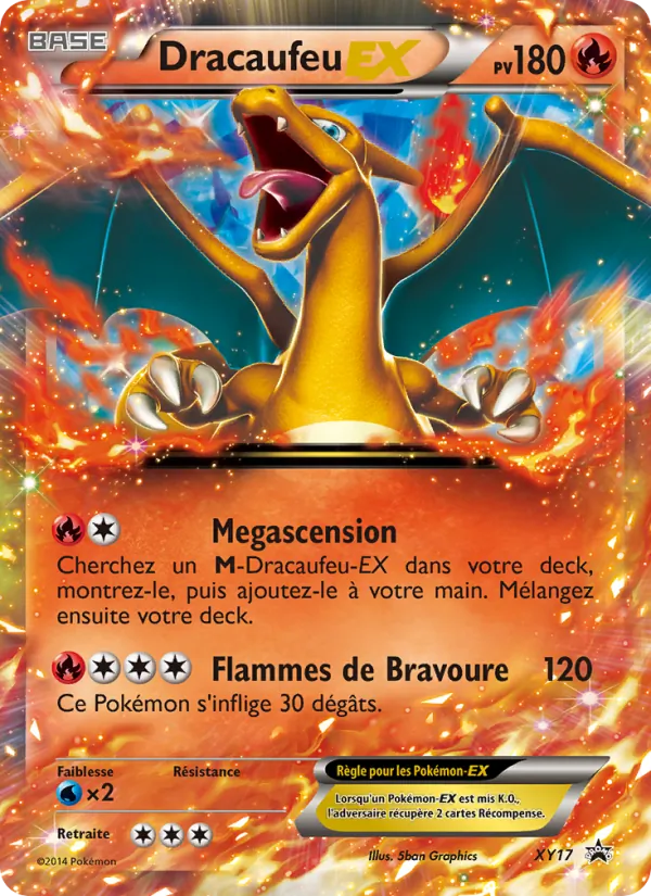 Dracaufeu EX – Promo XY XY17