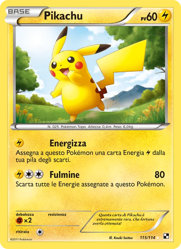 Pikachu – Nero e Bianco 115