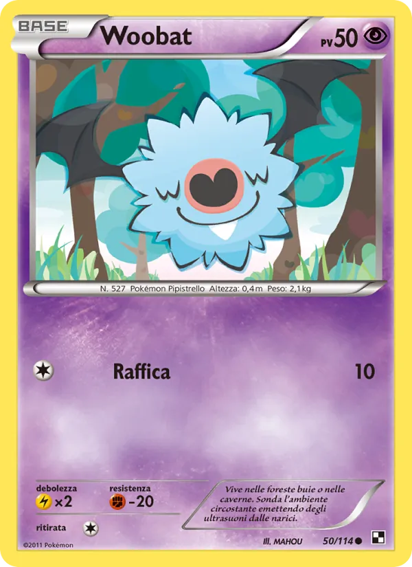 Woobat – Nero e Bianco 50