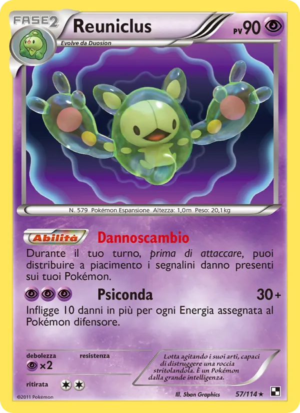 Reuniclus – Nero e Bianco 57