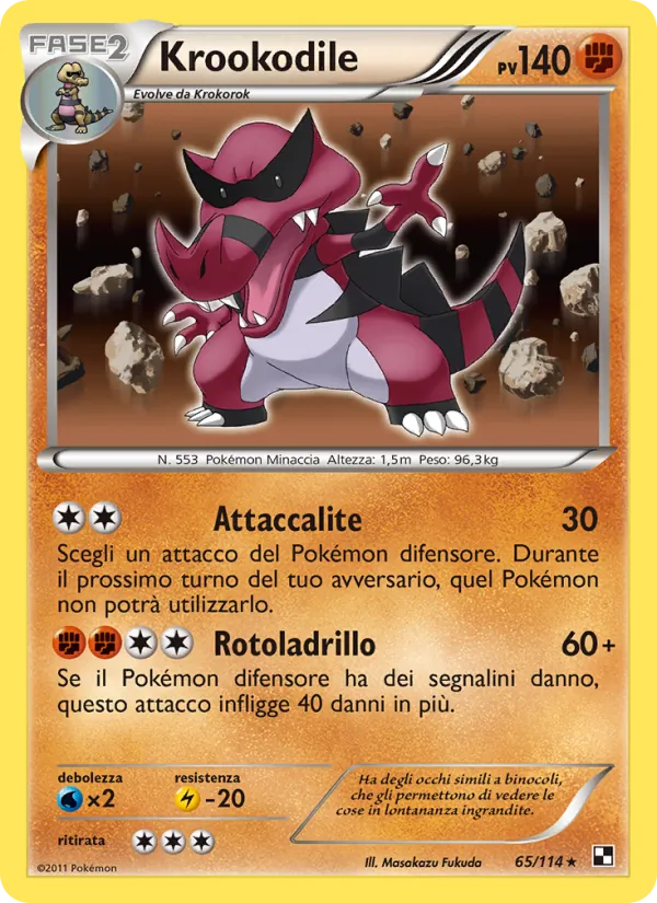 Krookodile – Nero e Bianco 65