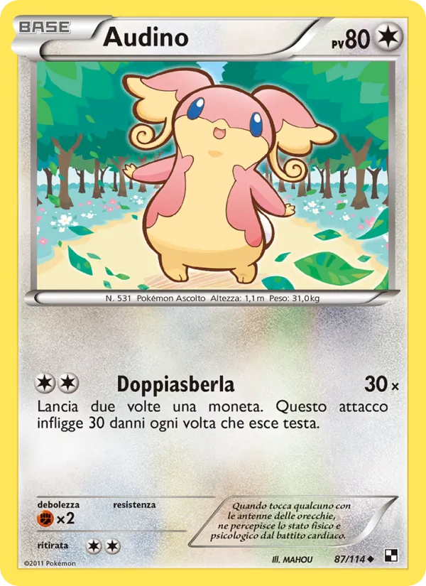 Audino – Nero e Bianco 87