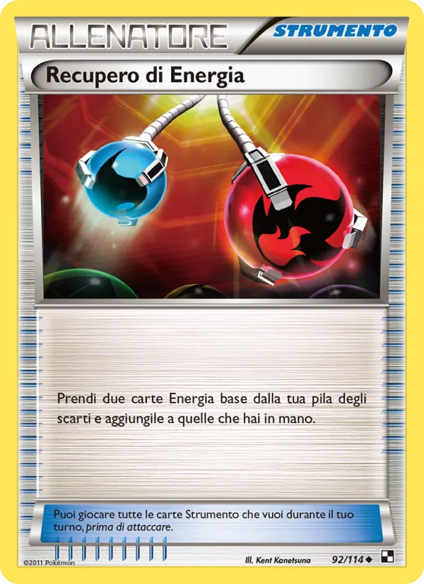 Recupero di Energia – Nero e Bianco 92