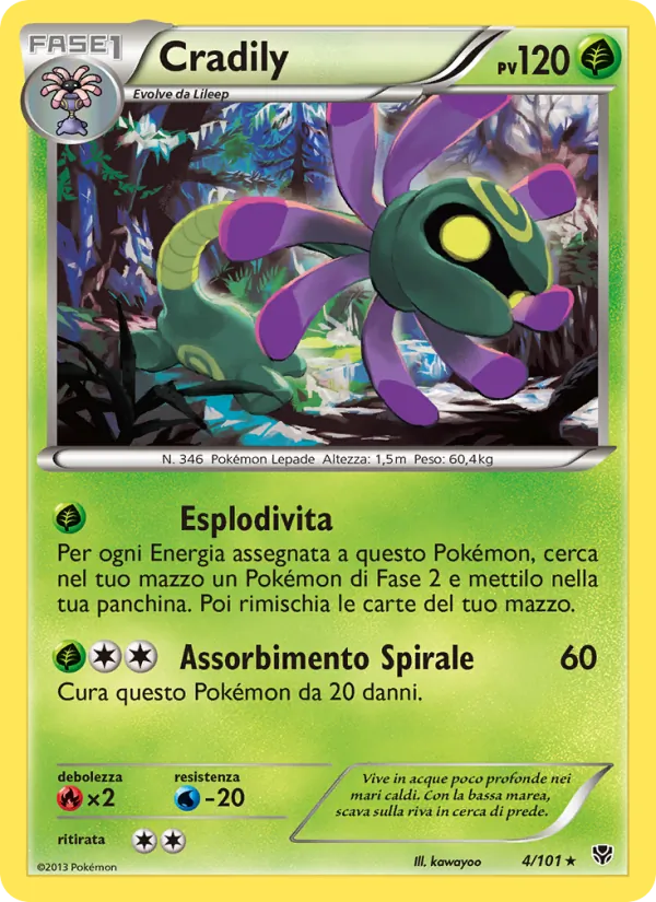 Cradily – Esplosione Plasma 4