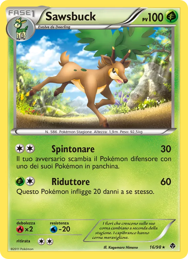 Sawsbuck – Nuove Forze 16