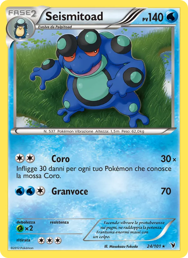 Seismitoad – Vittorie Regali 24
