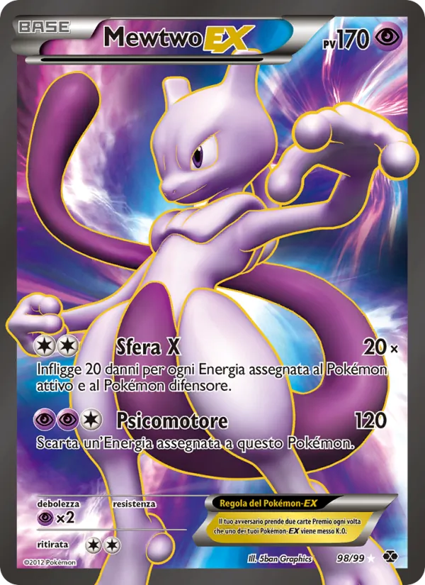 Mewtwo-EX – Destini Futuri 98