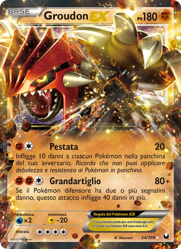 Groudon-EX – Esploratori delle Tenebre 54