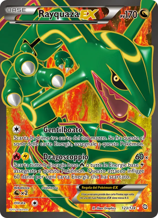 Rayquaza-EX – Stirpe dei Draghi 123